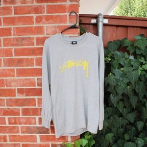 Stussy long sleeve crew neck T-shirt